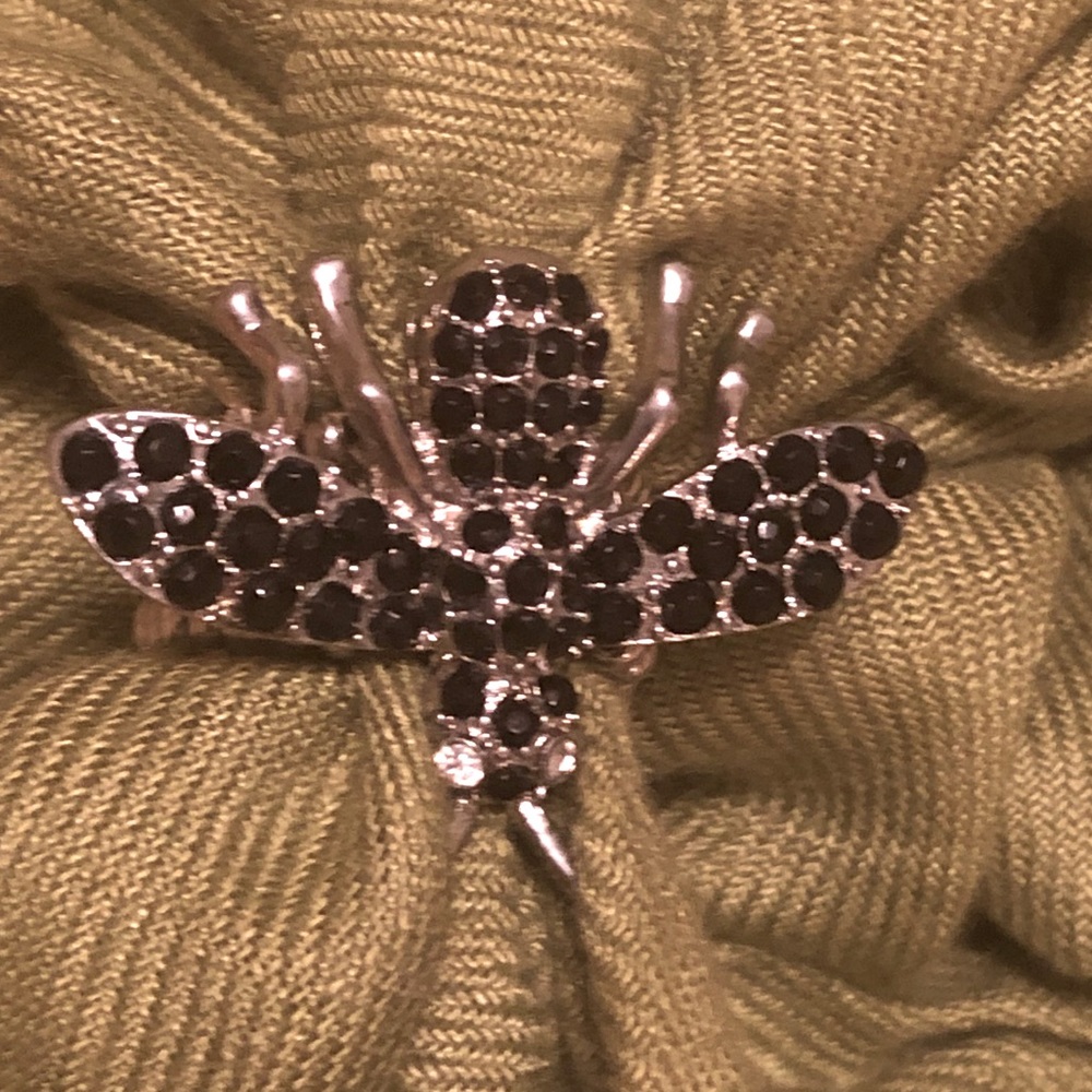 Vintage Black Hornet Ring